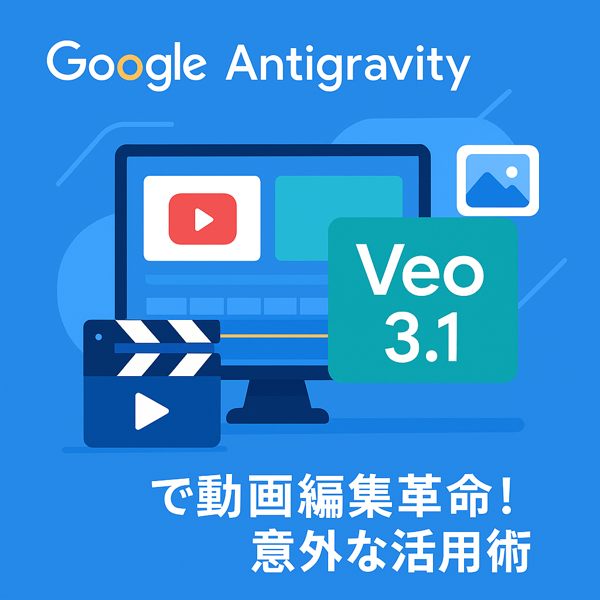 Google Antigravity×Veo 3.1で動画編集革命！意外な活用術